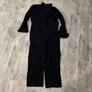 Universal Thread Black Button-Up Jumpsuit